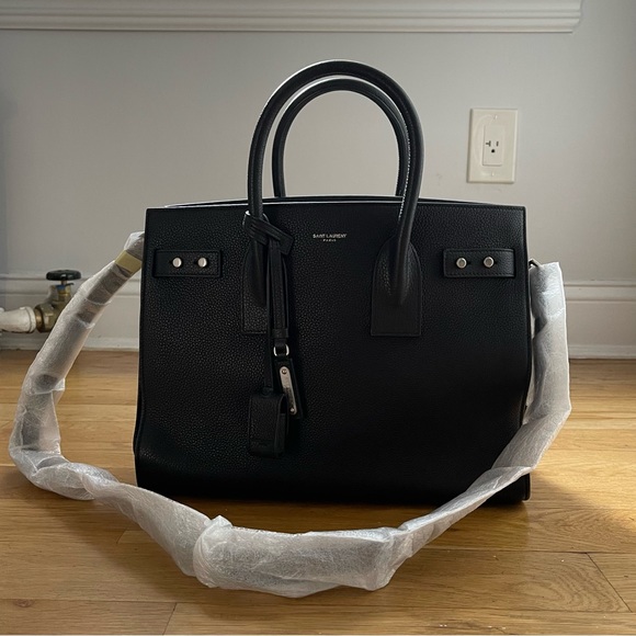 NWT black small Saint Laurent ‘Sac Du Jour’ handbag (O/S) - Picture 14 of 14